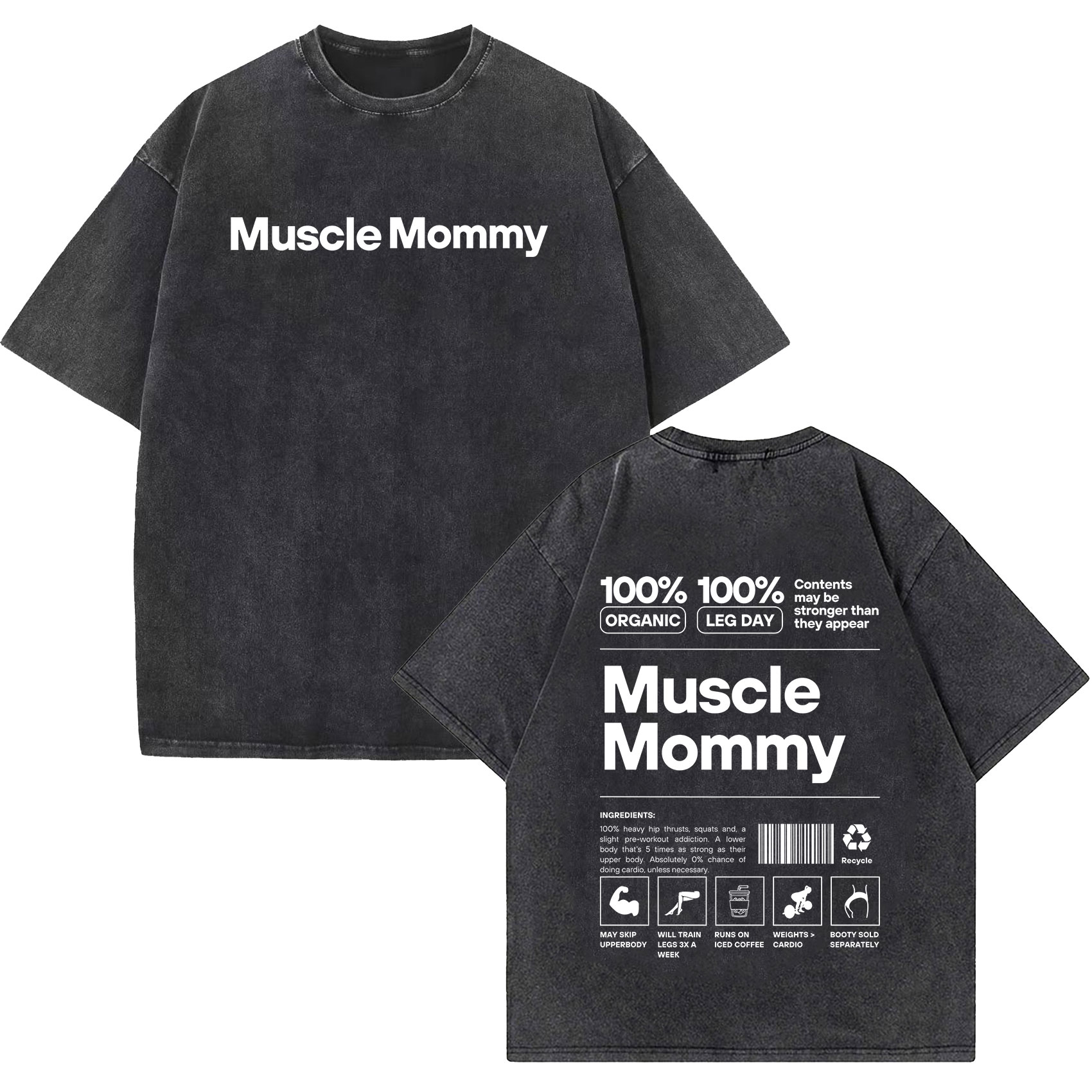 Nutrition For Fitness And Sports - T-shirt Vintage Unisex a Maniche Corte