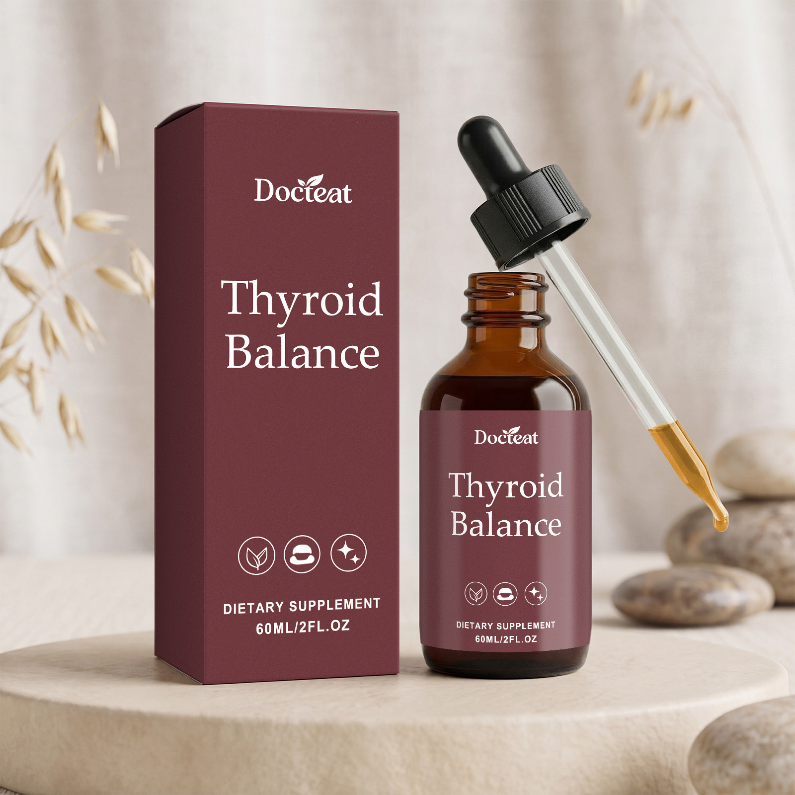 Iodine Drops Supplement - Integratore in Tintura per la Tiroide,